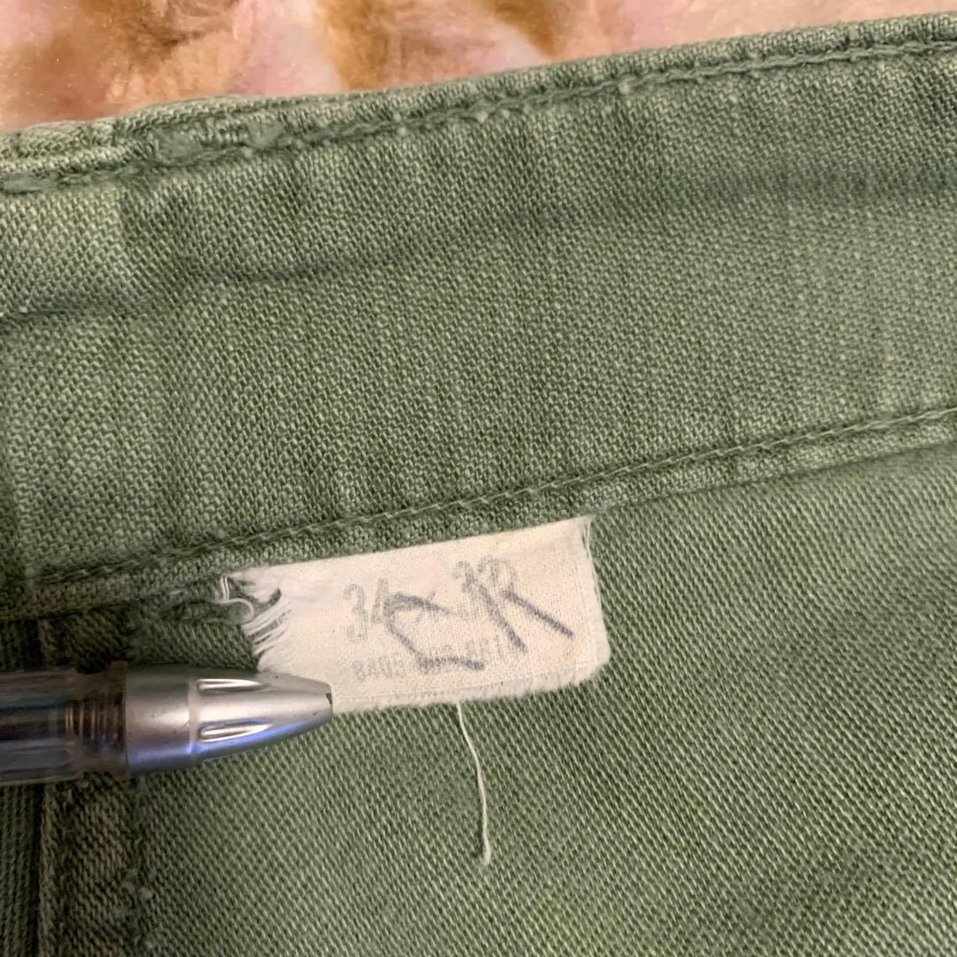 60s OG-107 us army 米軍　ベイカーパンツ　W34 L33