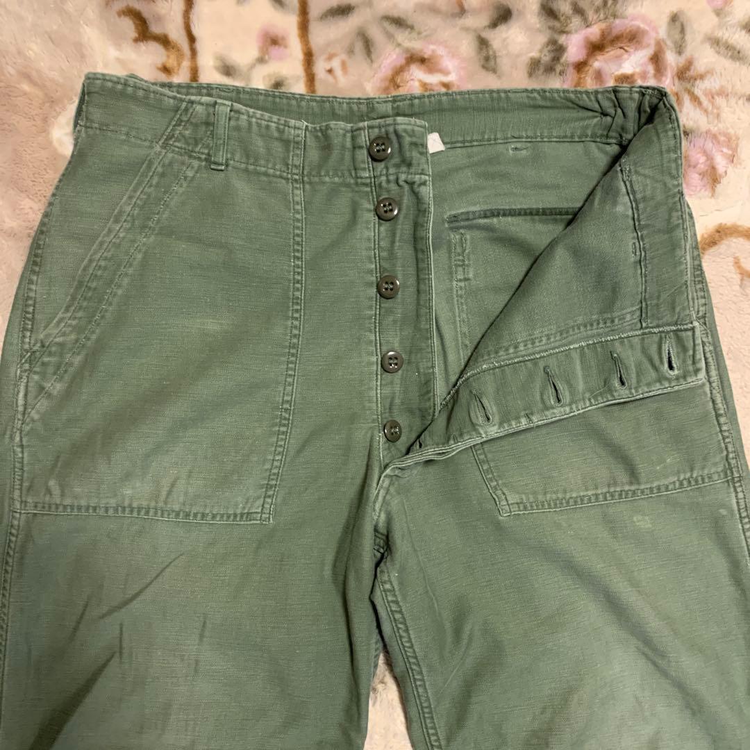 60s OG-107 us army 米軍　ベイカーパンツ　W34 L33