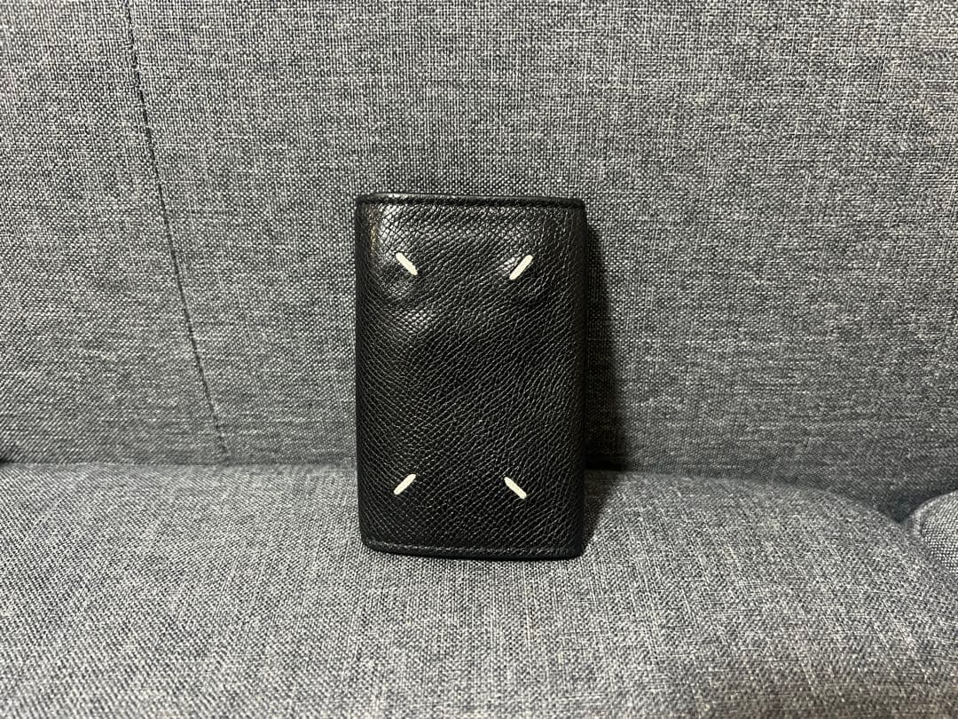 【正規品保証カード他付属品付】Maison Margiela ブラックキーケース