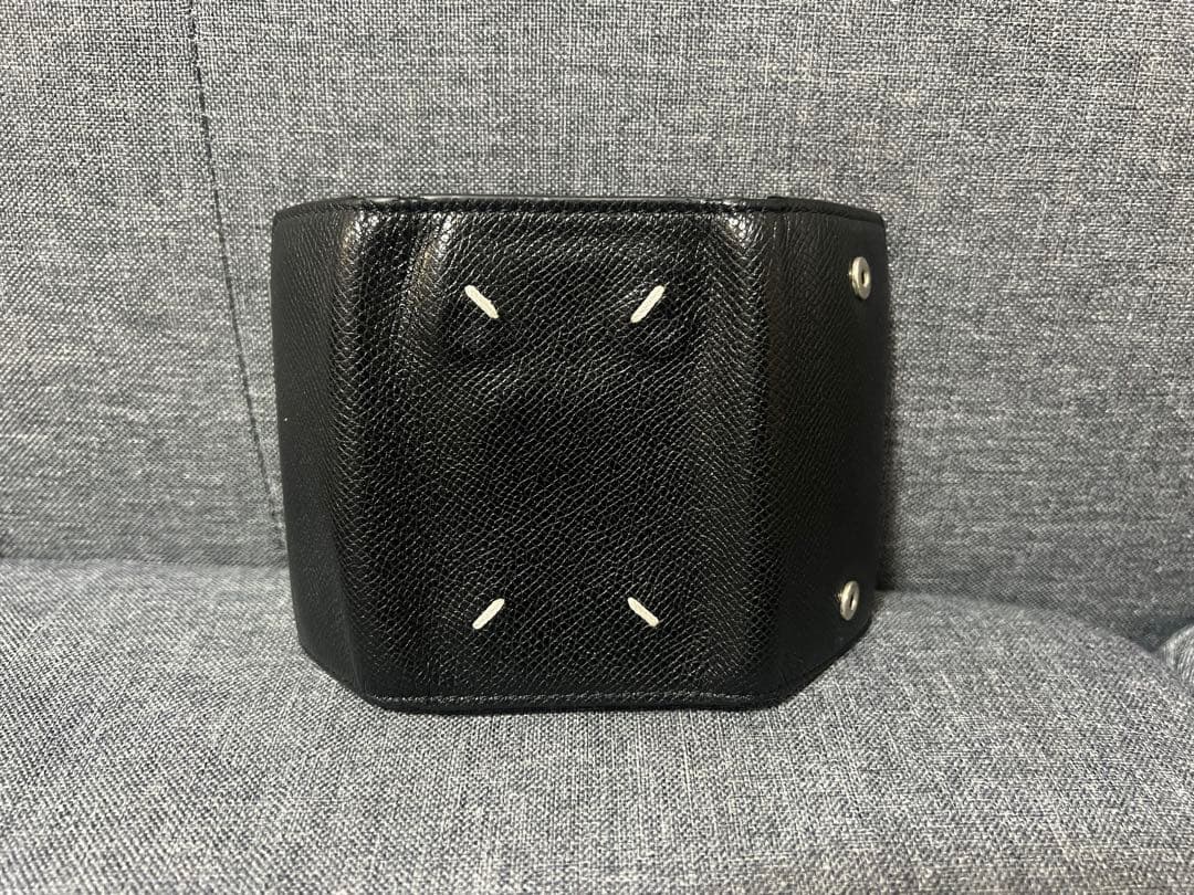 【正規品保証カード他付属品付】Maison Margiela ブラックキーケース