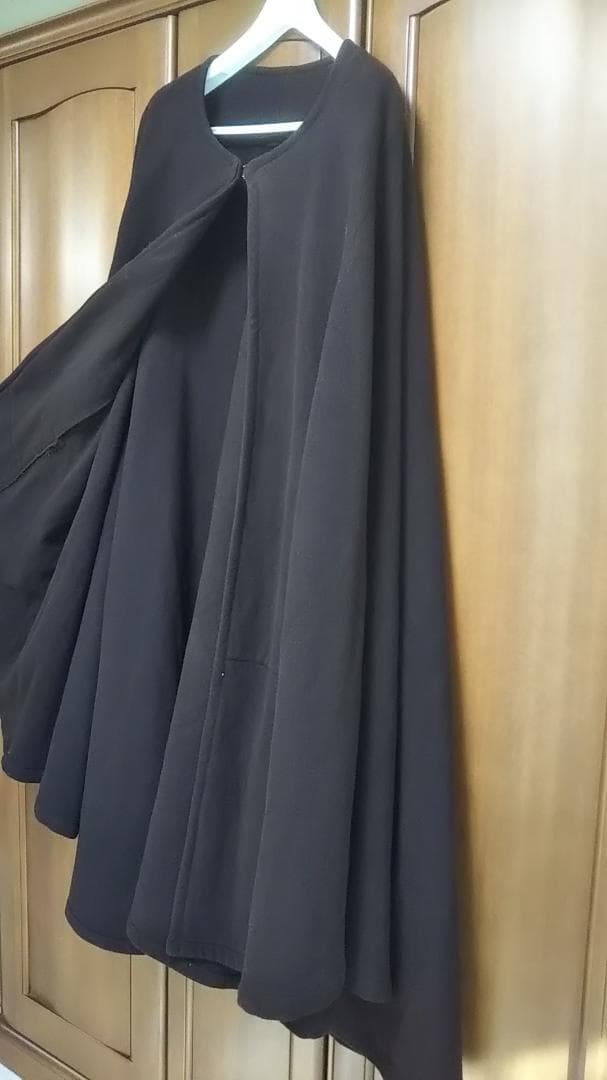 Dark Brown ロングマント（全円マント）2