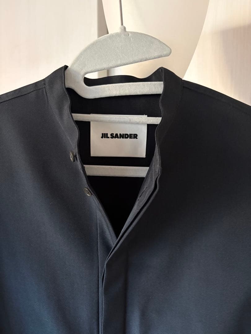 JIL SANDER ノーカラージャケット ブラック