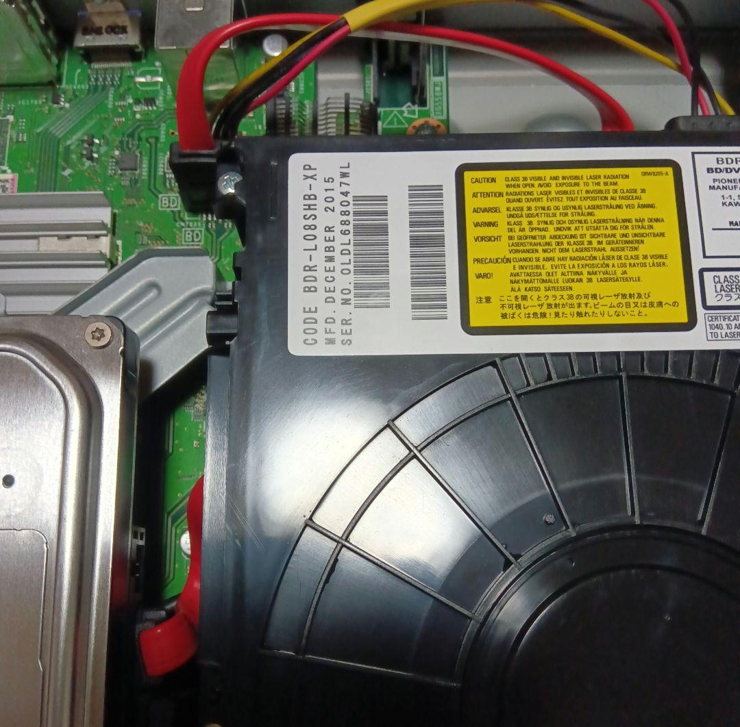 SHARP AQUOS BD-W1800W HDD新同品交換