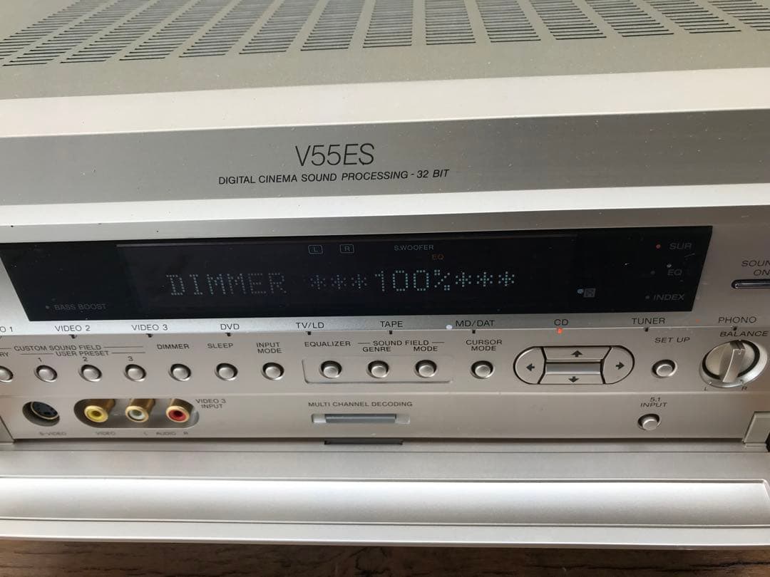 SONY ソニー　AVアンプ　TA-V55ES動作(F53)