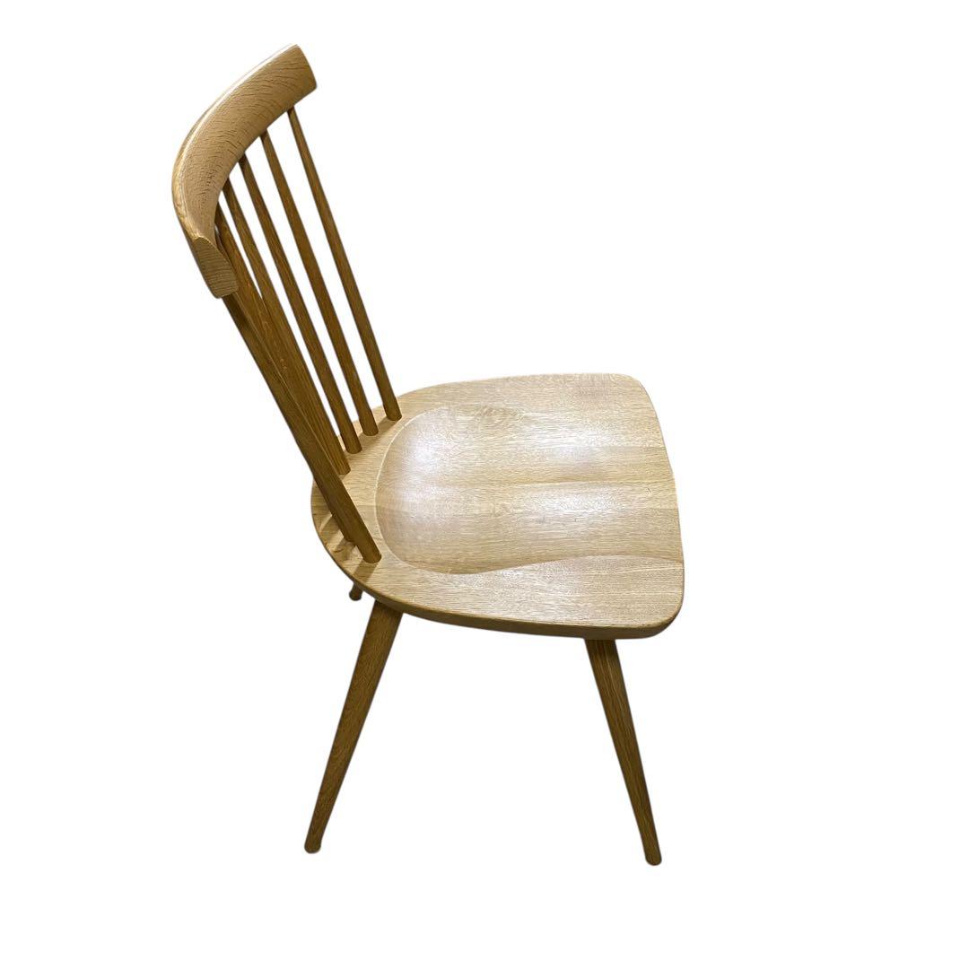 ①【美品】飛騨産業 プレシェルト ダイニングチェア PS223 無垢