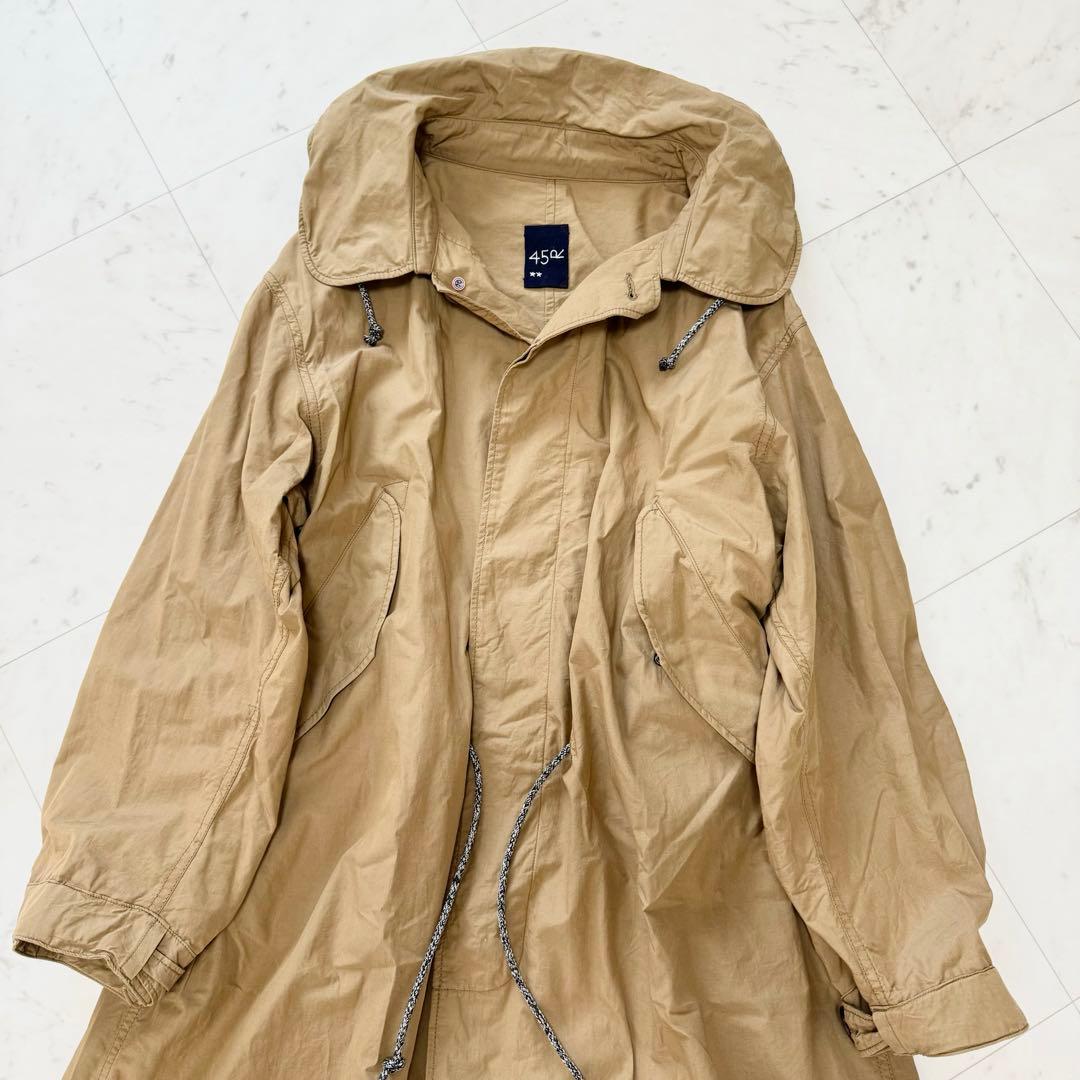 【美品】45R 908モッズコート リバーシブル ユニセックス スプリングコート