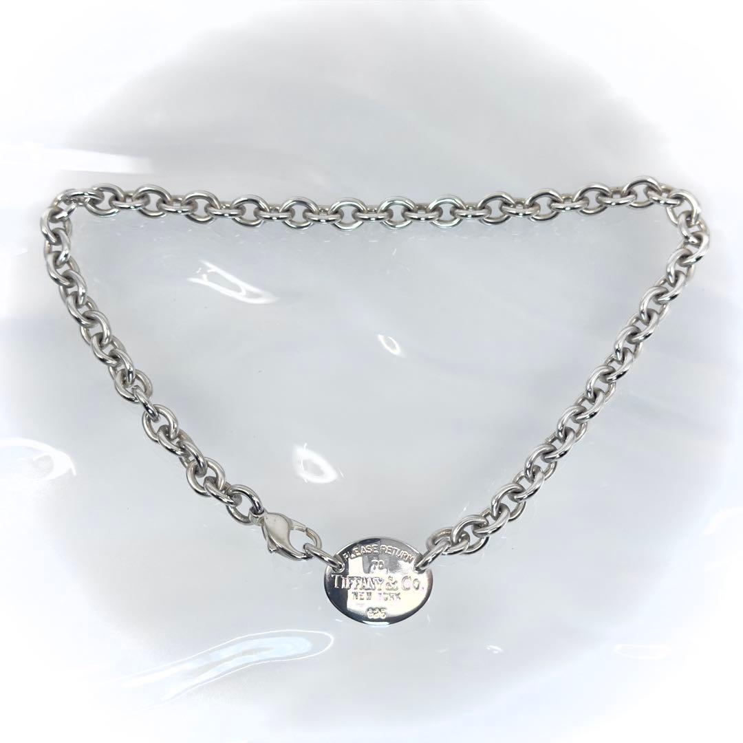 T&Co. ティファニー リターントゥ ネックレス チョーカー オーバルタグ