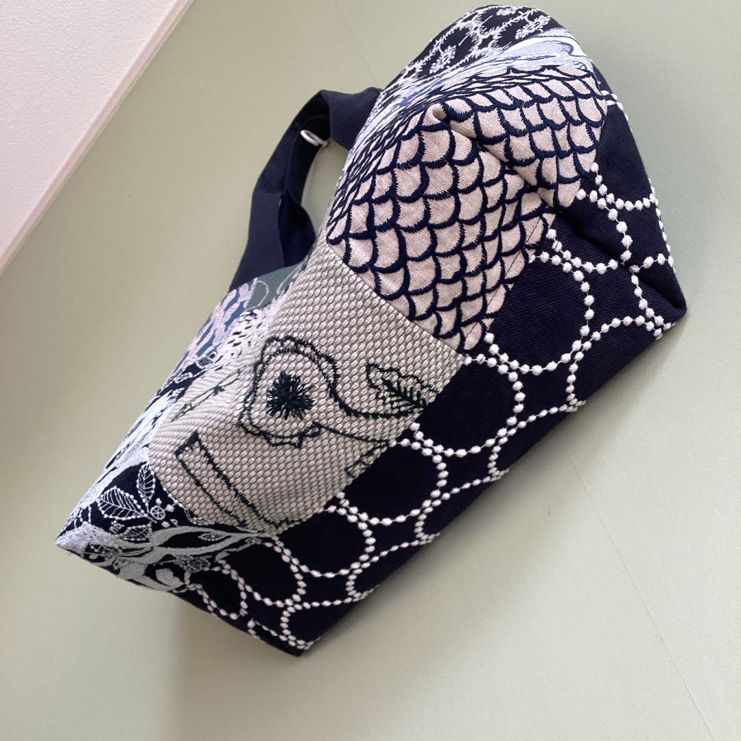 ミナペルホネンタンバリン&パッチワークトートバッグハンドメイド