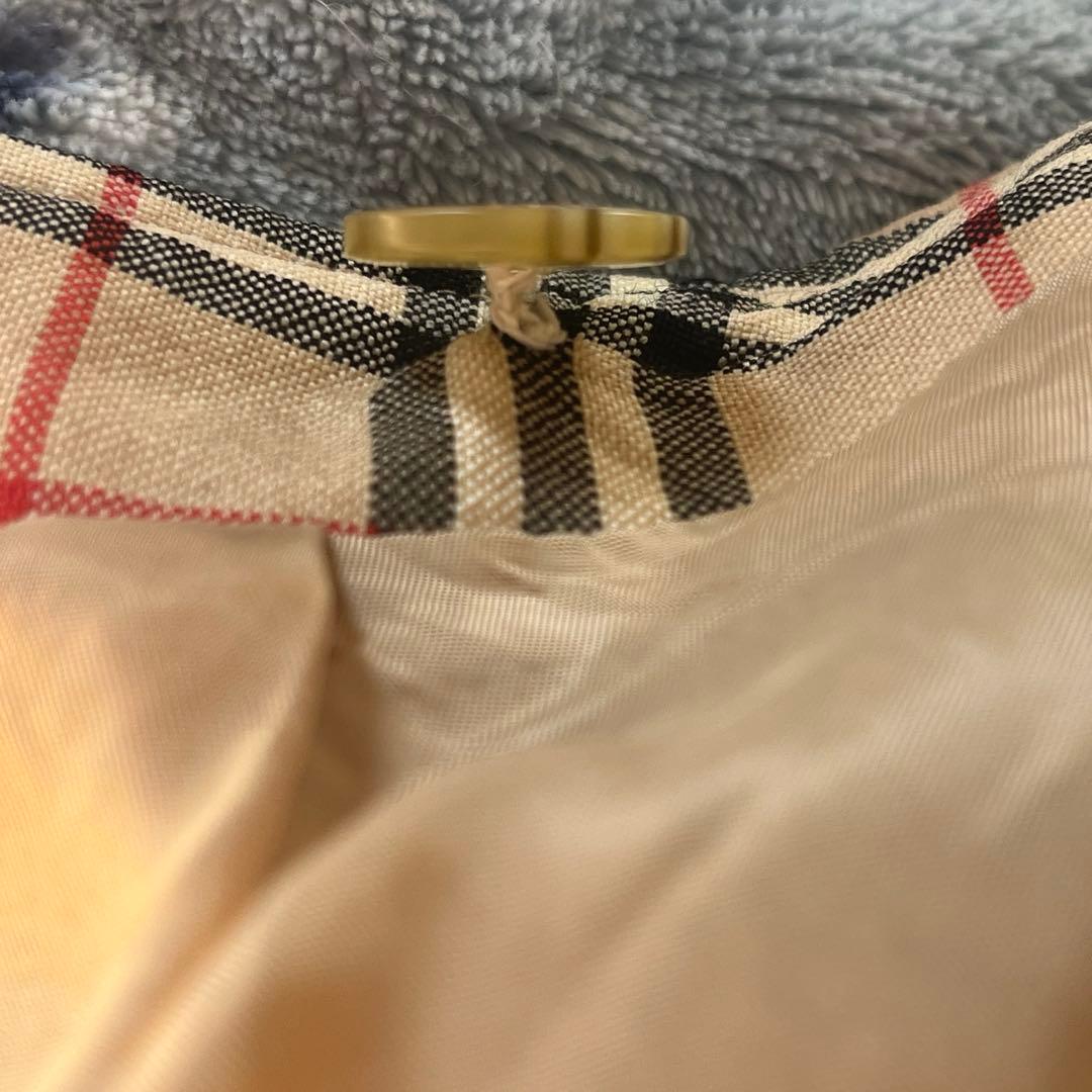 バーバリー　プリーツ　巻きスカート