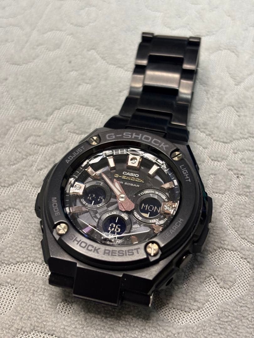CASIO G-SHOCKソーラーＧＳＴ-S310(美品)予備ベゼル付き