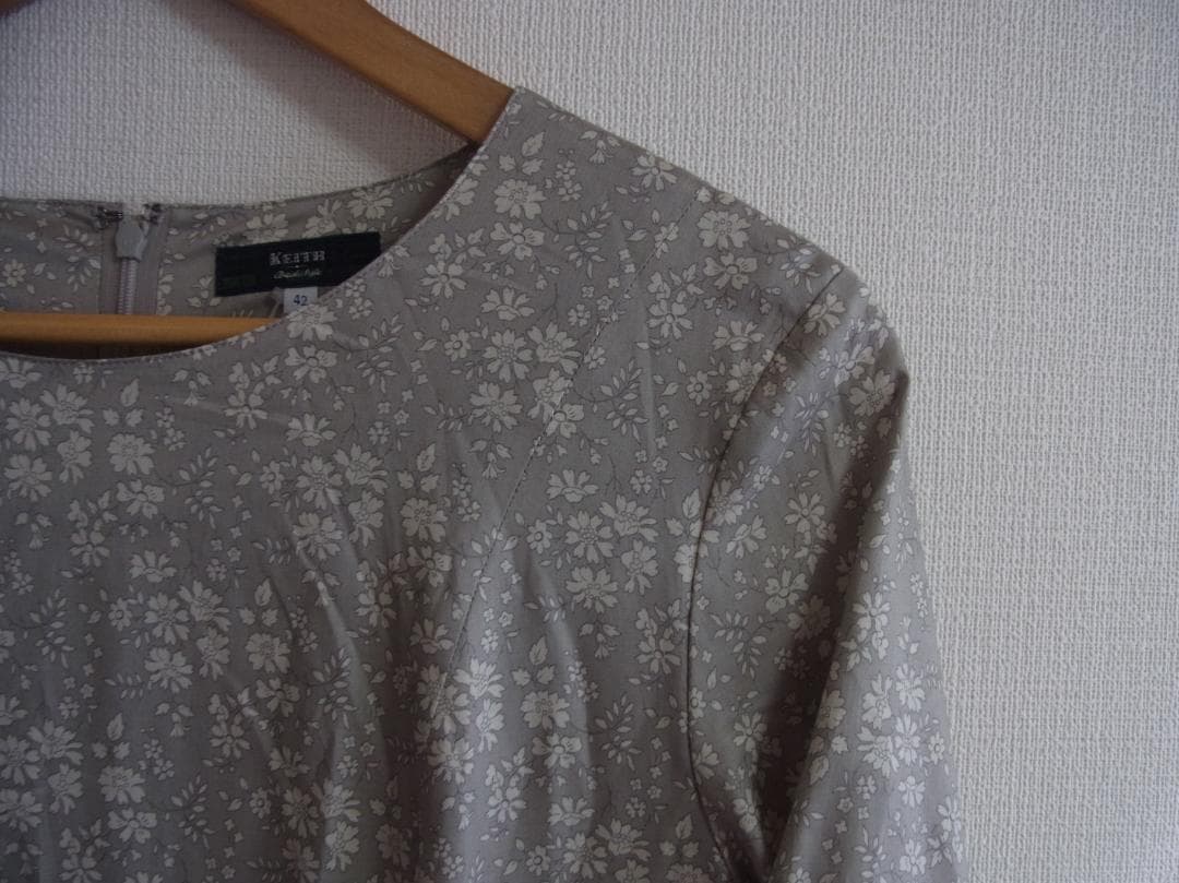 大きいサイズ KEITH LIBERTY リバティ 小花柄 ワンピース 42