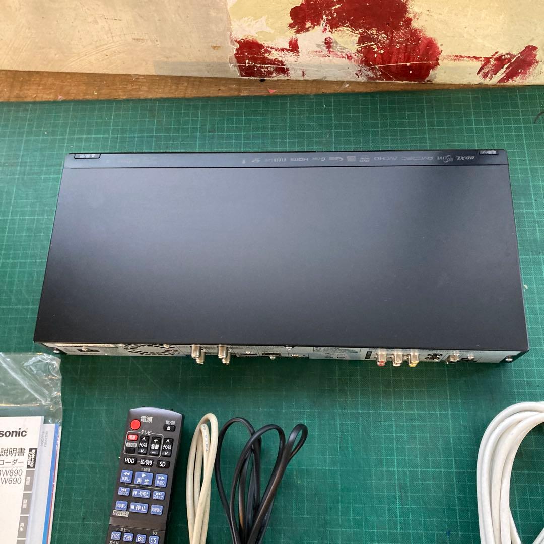 Panasonic DMR-BW690 ブルーレイ 500GB ケーブル付き