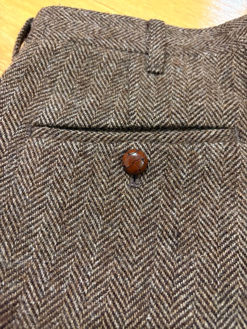 ヴァンジャケット　ウールツイード　ヘリンボーン　トラウザーズ　78