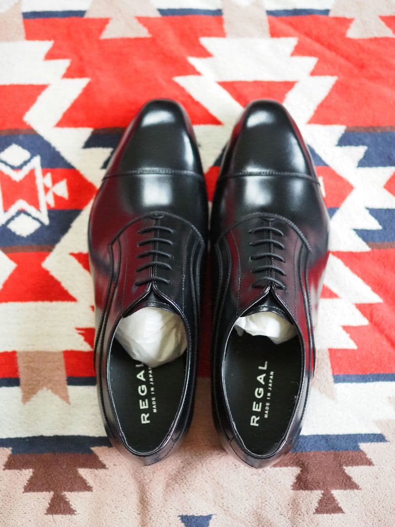 h*u様 REGAL ブラック ストレートチップ 21AL 21ALBC