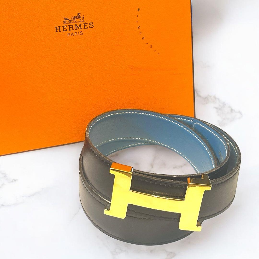 【極美品】HERMES コンスタンス ブラック Hバックル ゴールド サイズ65