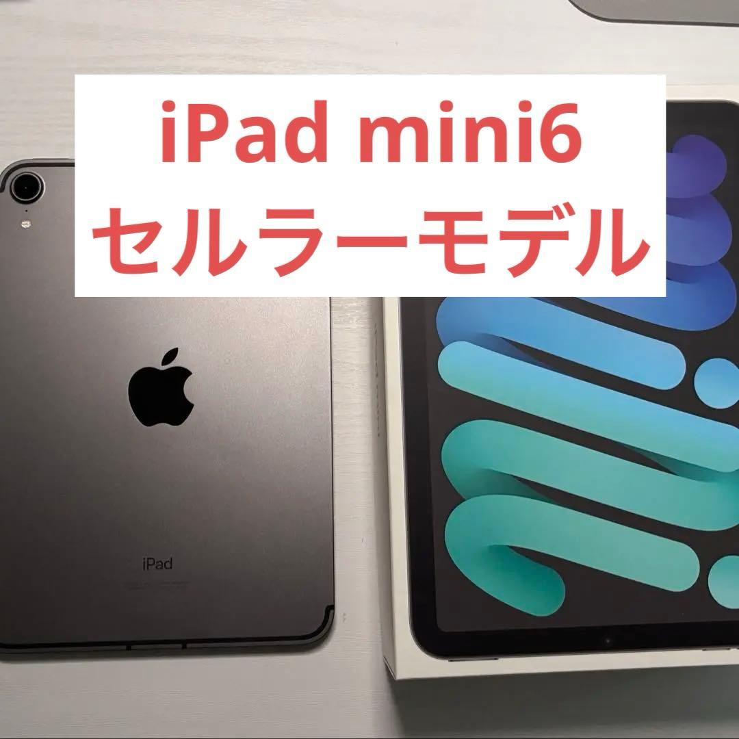 美品 iPad mini 第6世代 Wi-Fi+Cellular 64GB