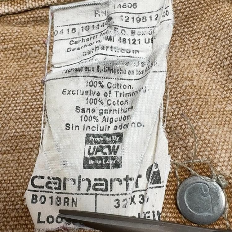 スペシャル フェード Carhartt USA ダブルニーペインターパンツ 32