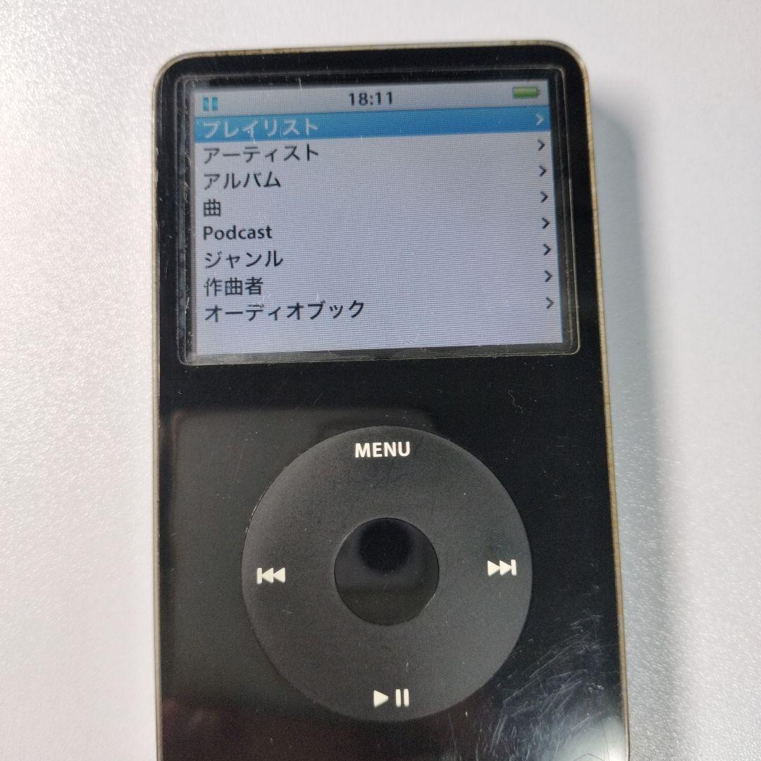 iPod 第5世代 30GB ブラック MA146J/A箱付属品あり動作確認済み