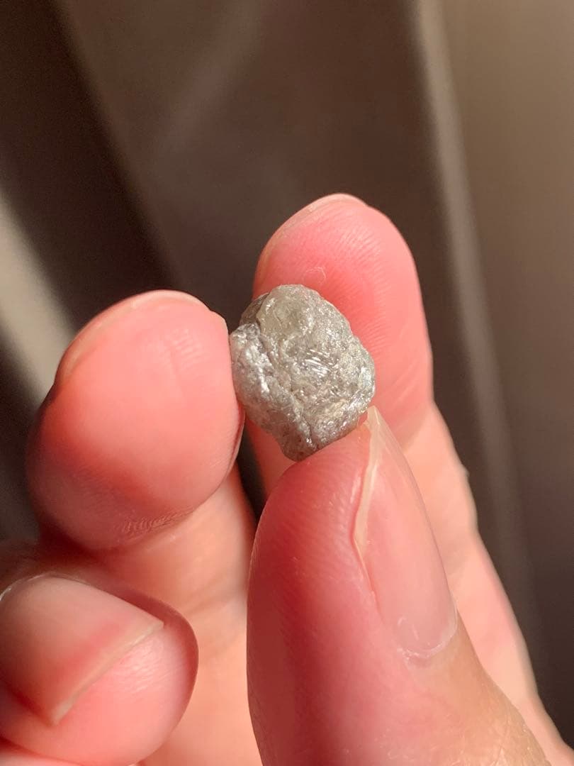 特大ダイヤモンド　原石　6ct 隕石ダイヤモンド　ダイア　ルース　標本　化石