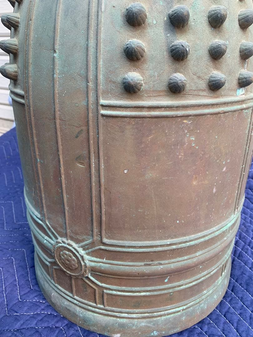 eyeknow74　釣鐘　半鐘　警鐘　青銅製　古銅半鐘　直接手渡し