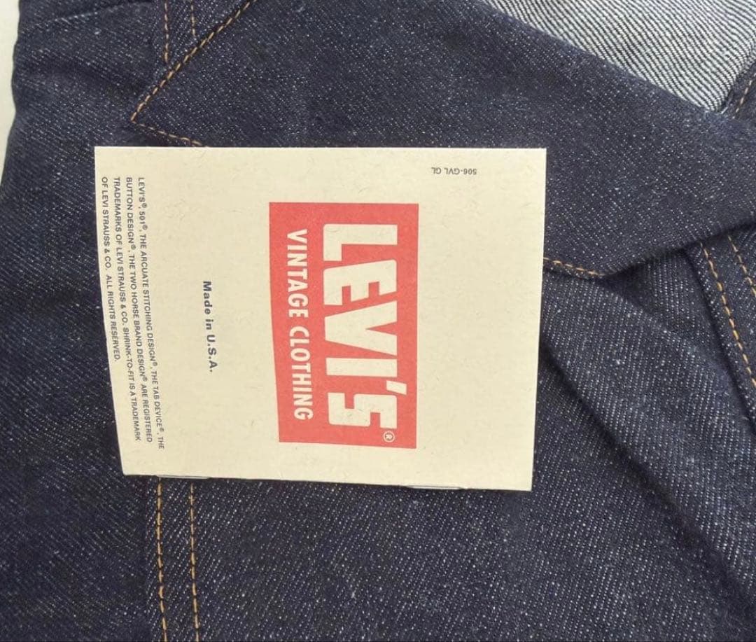 【ラブラドール】Levis 506XX 1ST 44/L