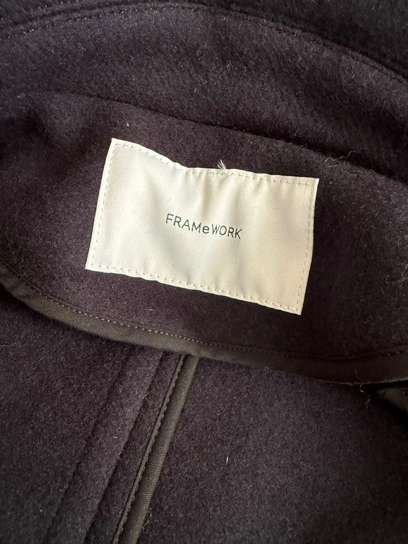 Framework ネイビー ピーコート サイズ38