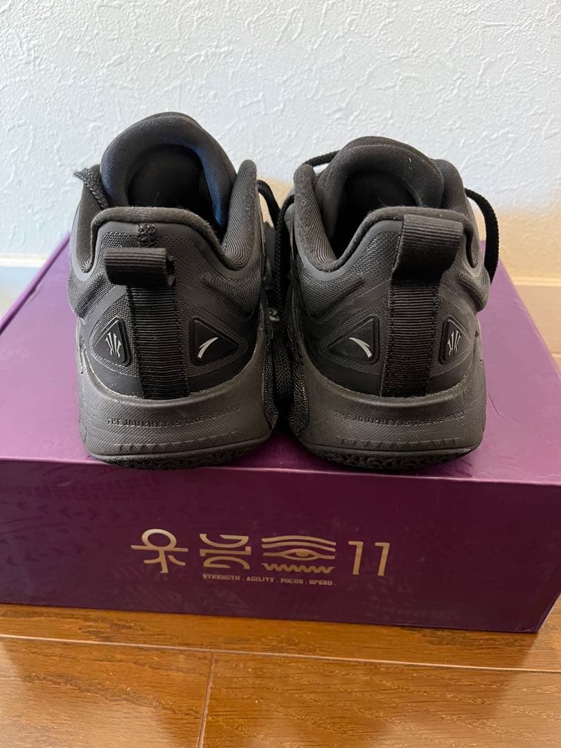 ANTA kai1 ブラック バスケットボールシューズ 多少値下げできます