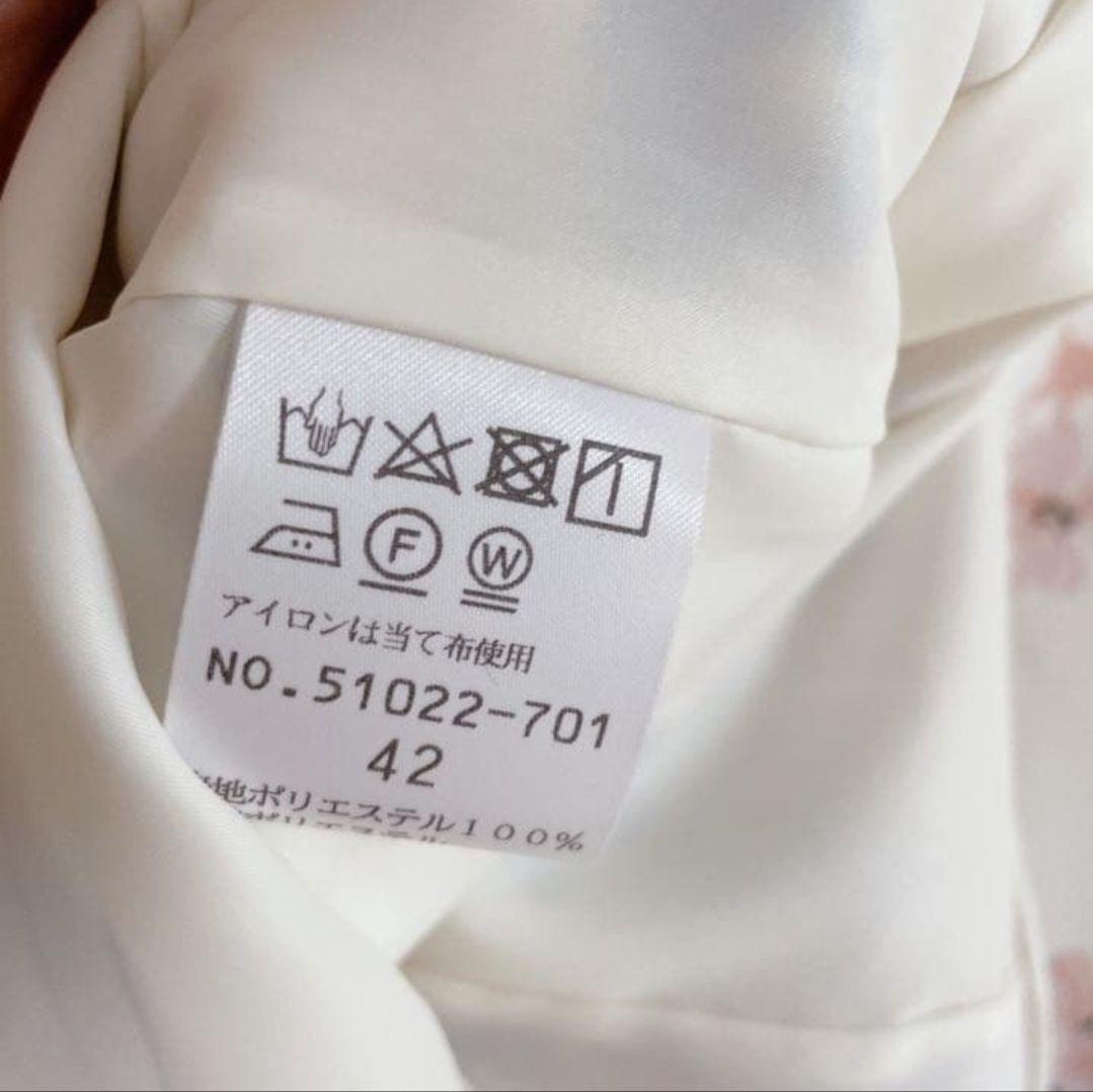 美品 大きいサイズ ローズティアラ 花柄 街柄 ワンピース