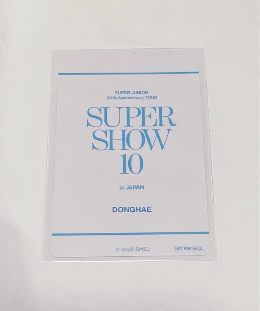 SUPER JUNIOR mu-mo特典トレカ ドンヘ