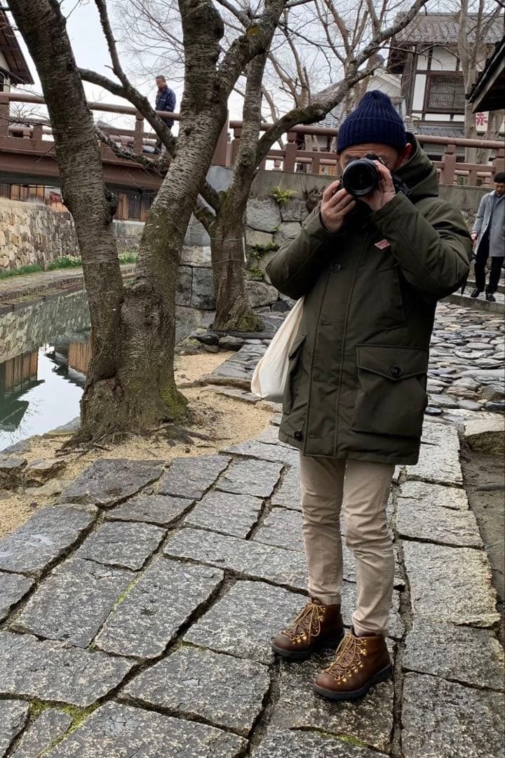 DANTON　ダウンジャケット　オリーブ色 サイズ38