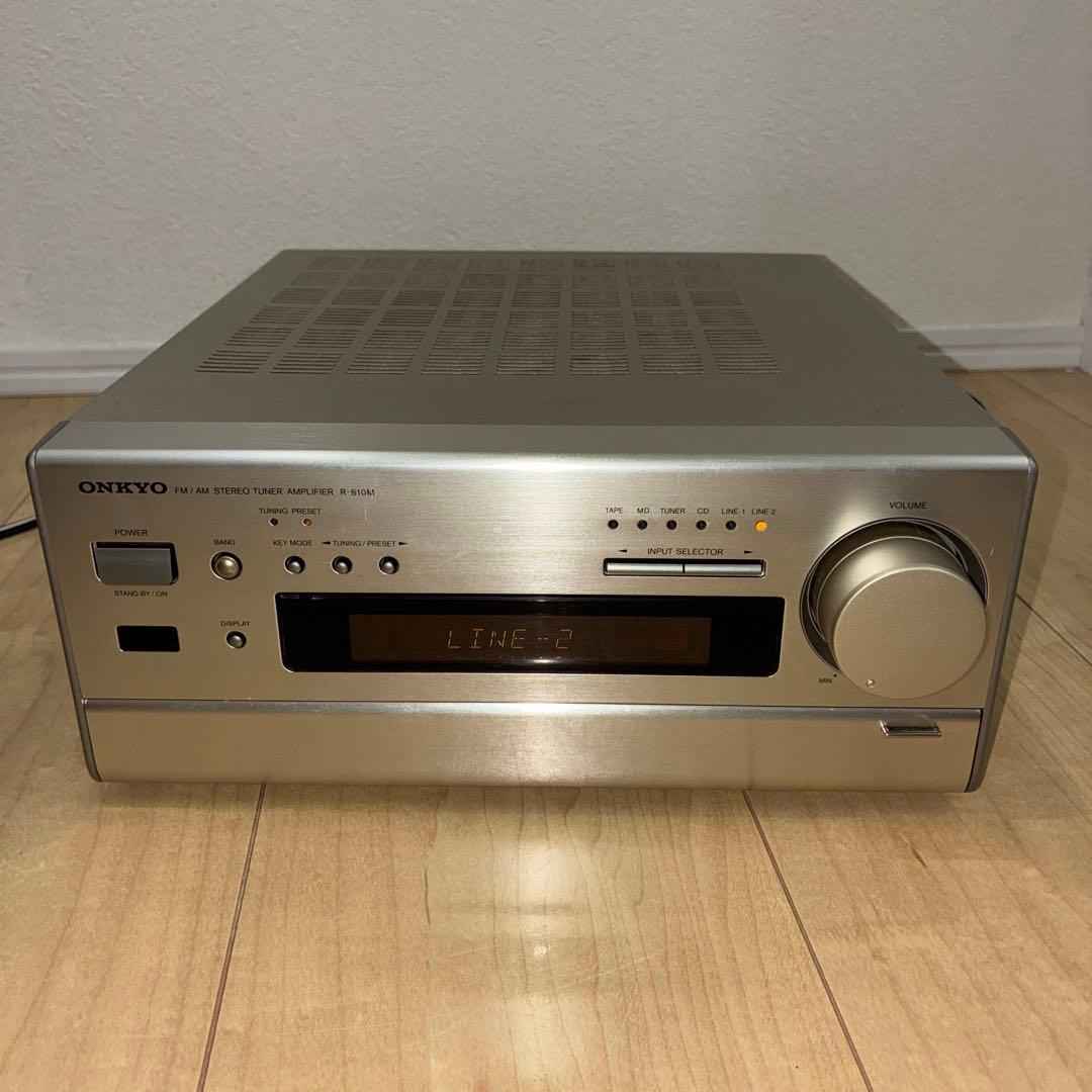 onkyo R-810M チューナー内蔵アンプです いい音です！！