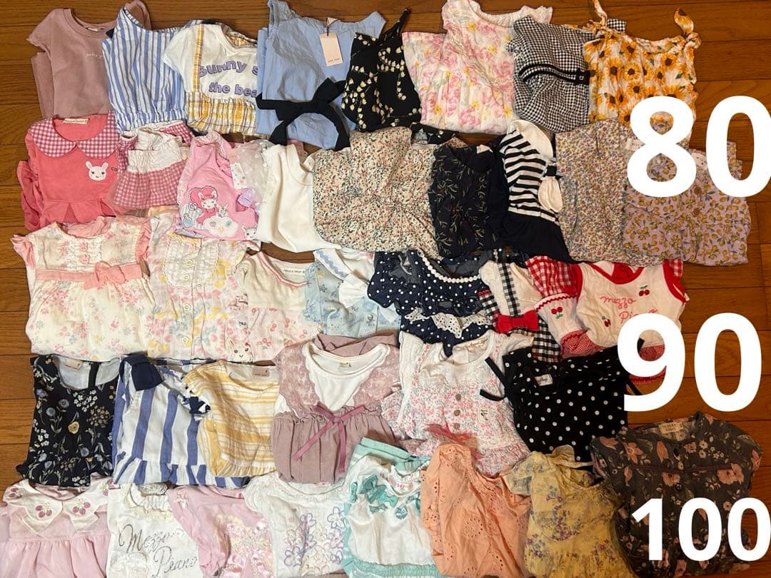 総額10万以上！新品含む美品多数❤︎女の子　子供服　まとめ売り　80 90 100
