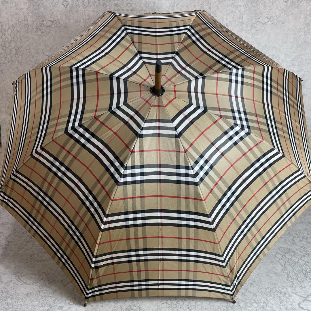 Burberrys バーバリー オーロラ社 長傘 ユニセックス ノバチェック柄