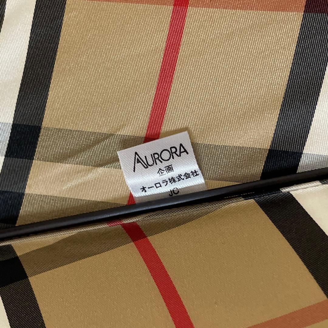 Burberrys バーバリー オーロラ社 長傘 ユニセックス ノバチェック柄