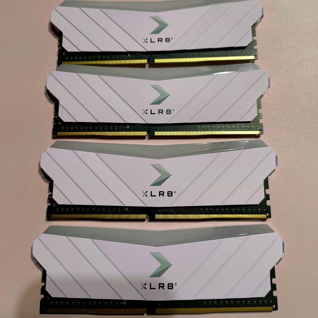 PNY XLR8 DDR4 32GB 3200MHz メモリ 8GB×4 ピンク