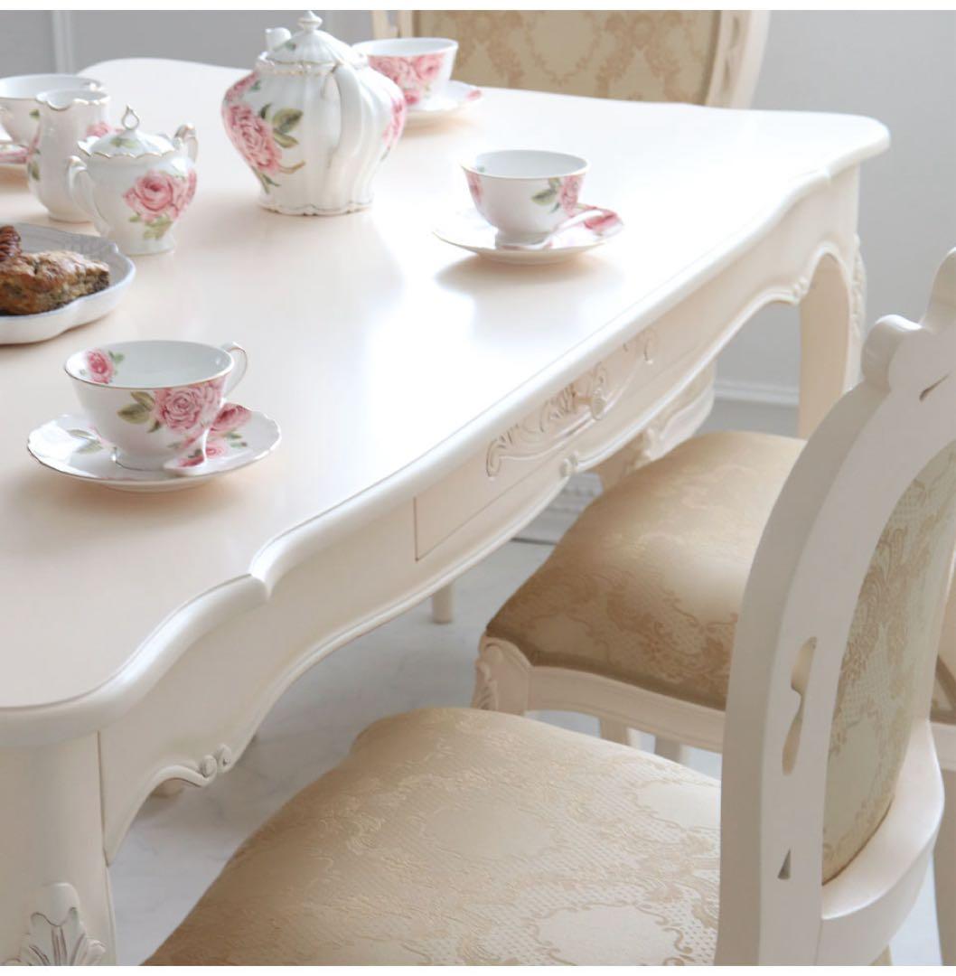 【リリー】猫脚 ダイニングチェア ヨーロッパ風 フレンチスタイル