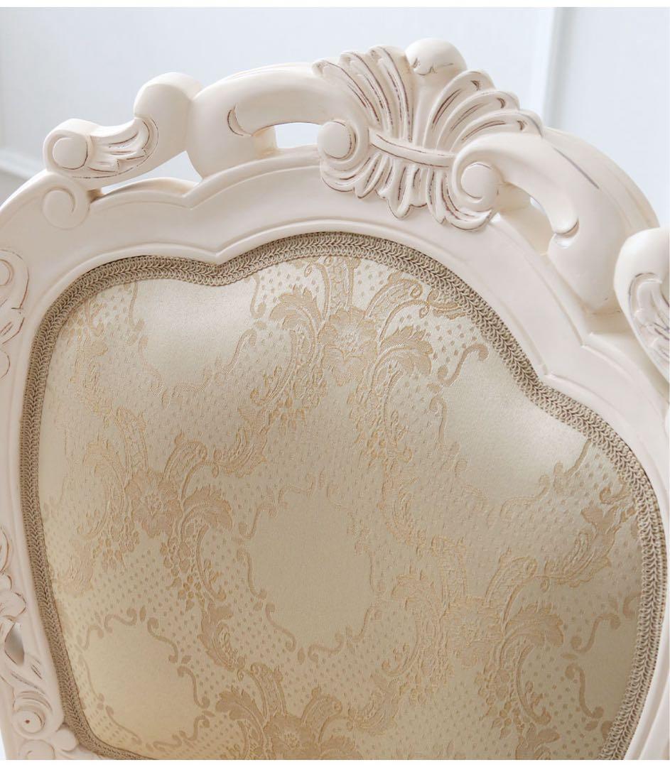 【リリー】猫脚 ダイニングチェア ヨーロッパ風 フレンチスタイル