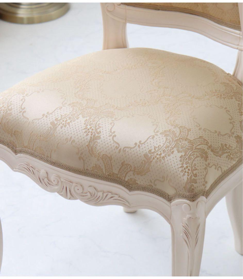 【リリー】猫脚 ダイニングチェア ヨーロッパ風 フレンチスタイル