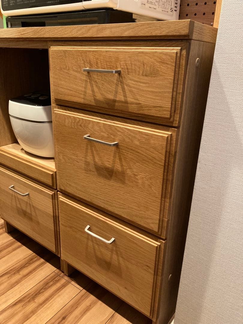 【cubic style】急募です! 食器棚　ナチュラルウッド　80