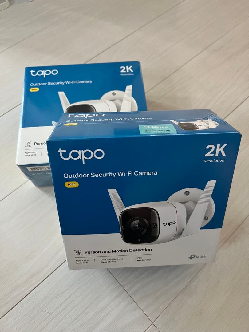 tapo TC68 2K屋外用Wi-Fiカメラ 2台セット TP-Link