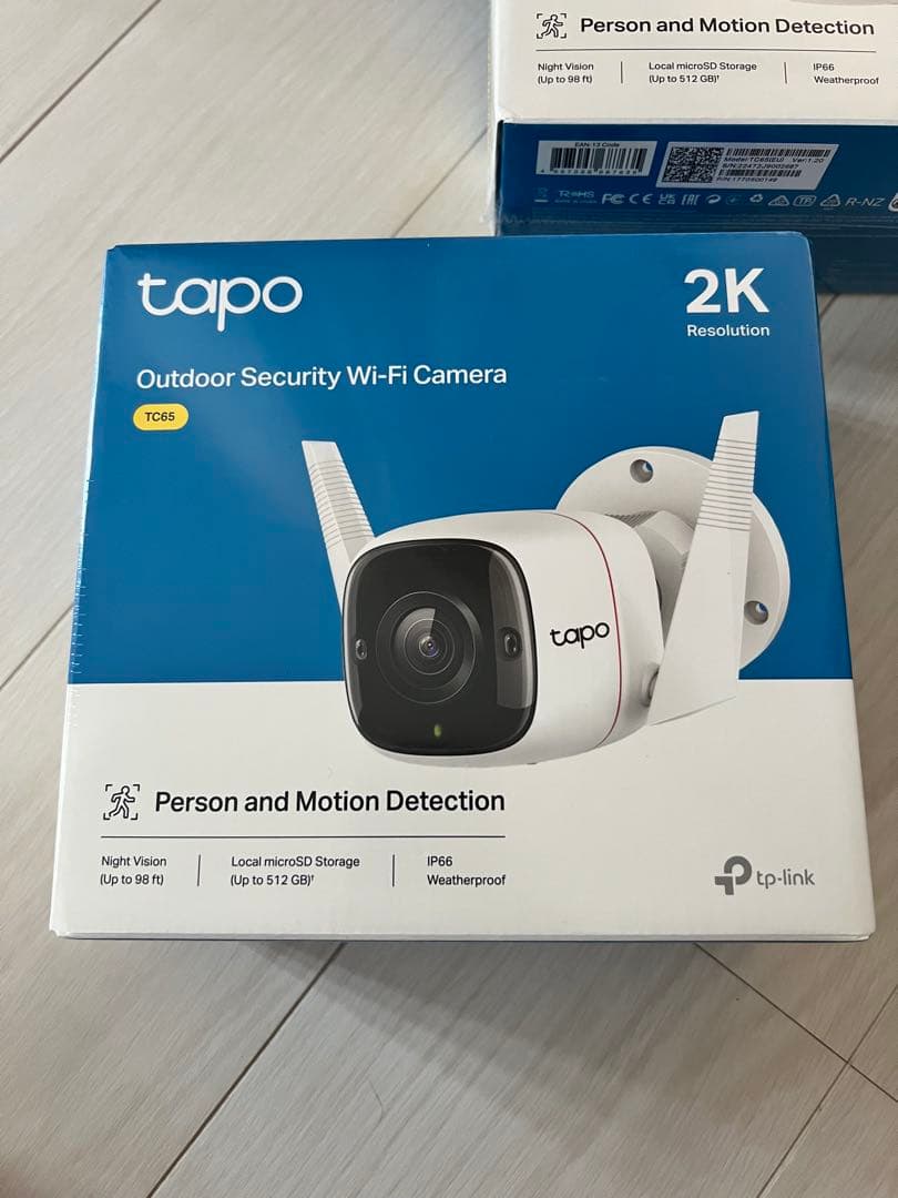 tapo TC68 2K屋外用Wi-Fiカメラ 2台セット TP-Link