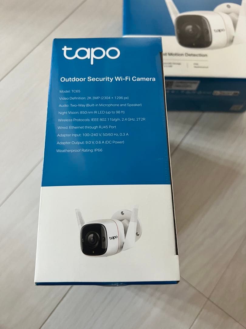 tapo TC68 2K屋外用Wi-Fiカメラ 2台セット TP-Link
