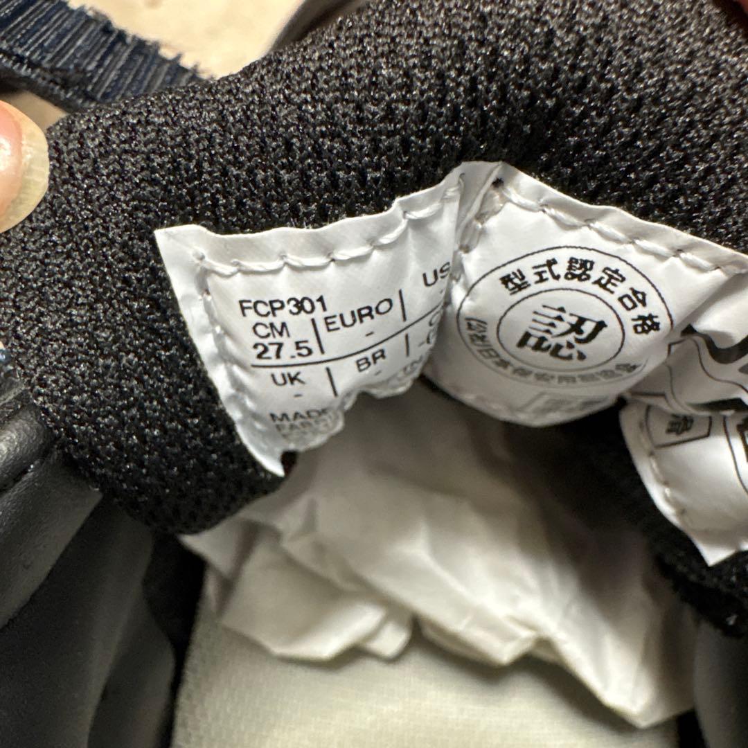 asics 安全靴 黒 ベルクロストラップ JAA認証