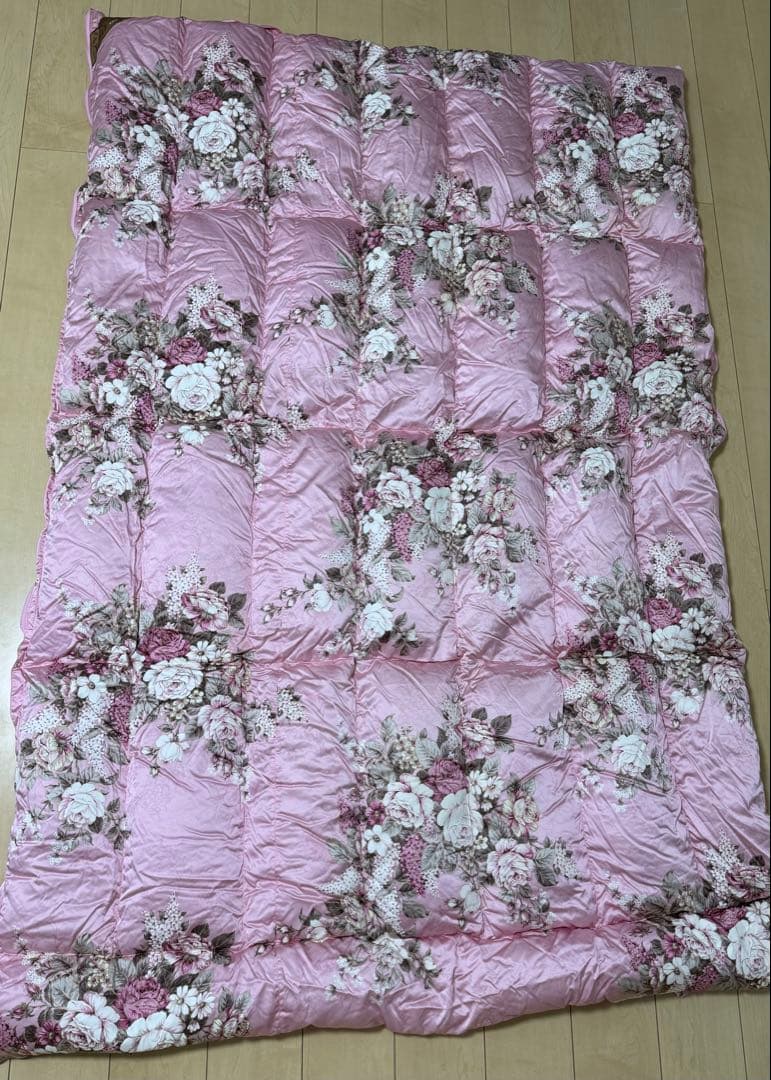 二枚重ね両サイドファスナー付き 最高級羽毛ふとん