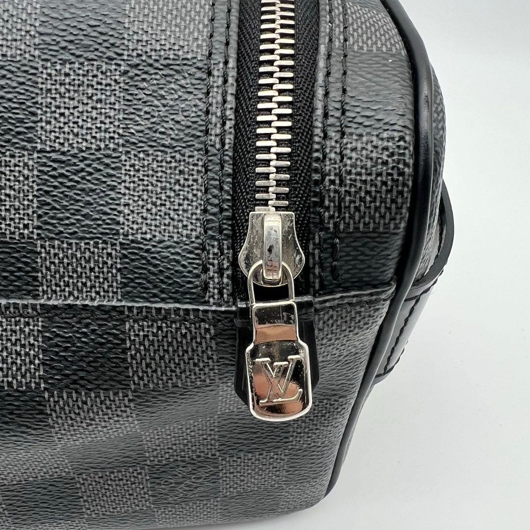 【美品】ダミエ グラフィット トワレ N47625 セカンドバッグ