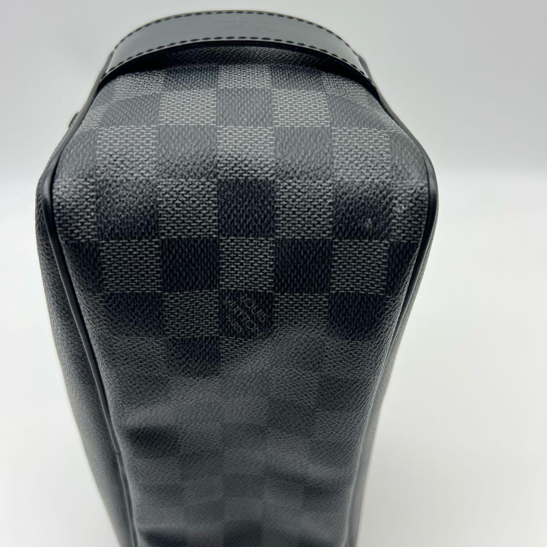 【美品】ダミエ グラフィット トワレ N47625 セカンドバッグ