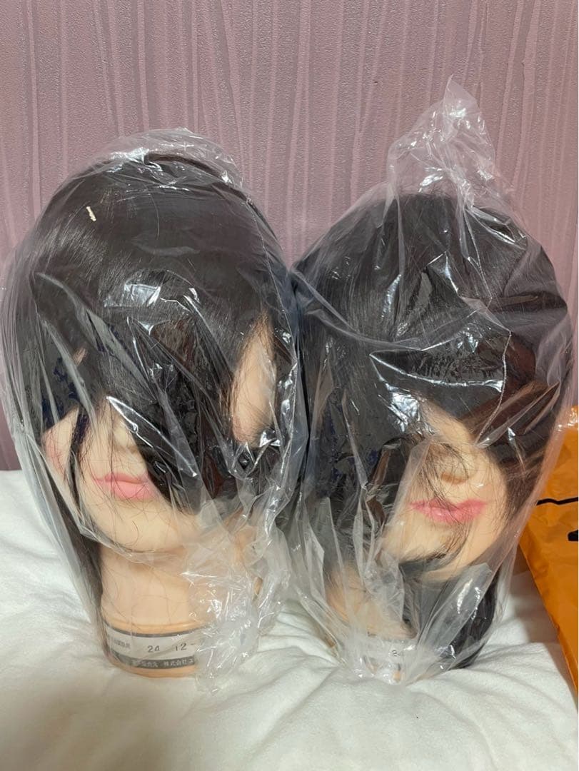 美容師実技試験レイヤーカット用モデルウィッグ4点セット