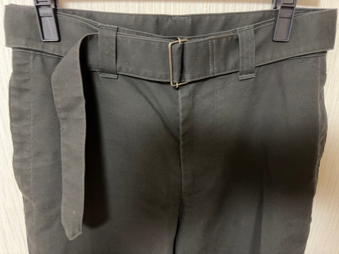 MHL. ベルト付きワークパンツ
