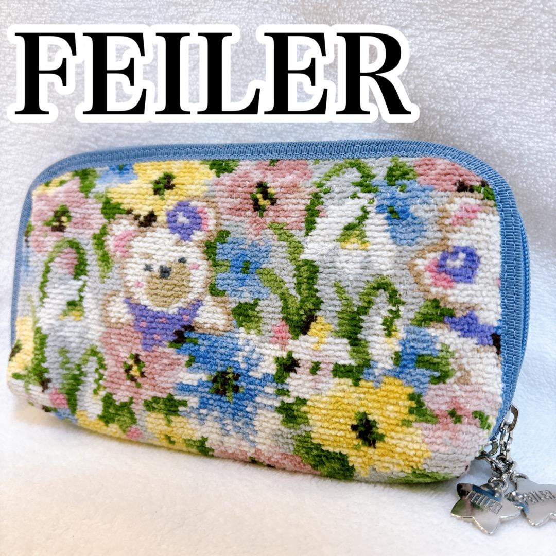 【未使用級✨】FEILER　フェイラー ポーチ　リリアファインドミー　長財布　花