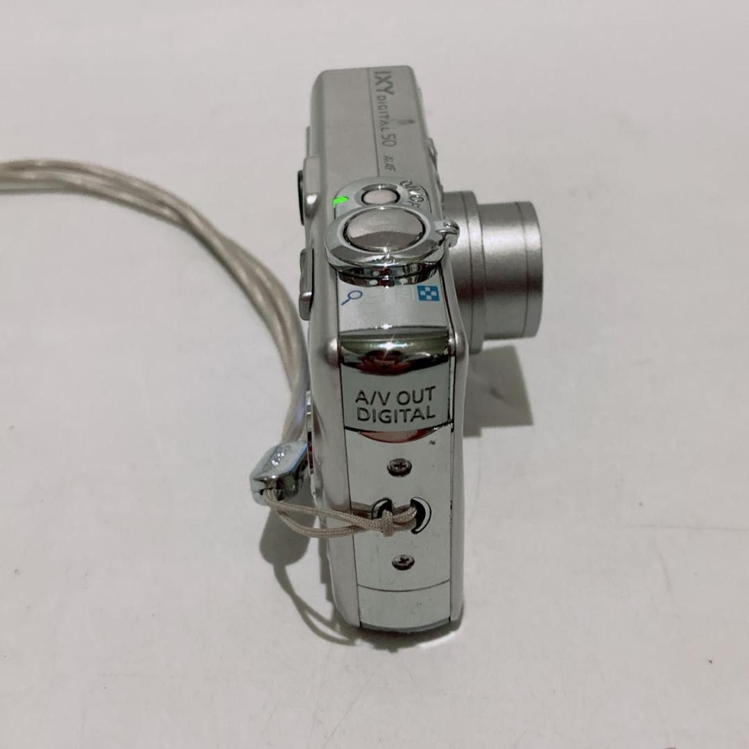 動作品 Canon IXY DIGITAL 50 シルバー キヤノン デジカメ